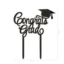 Picture of GRADUATION CAKE TOPPER 13.2X11